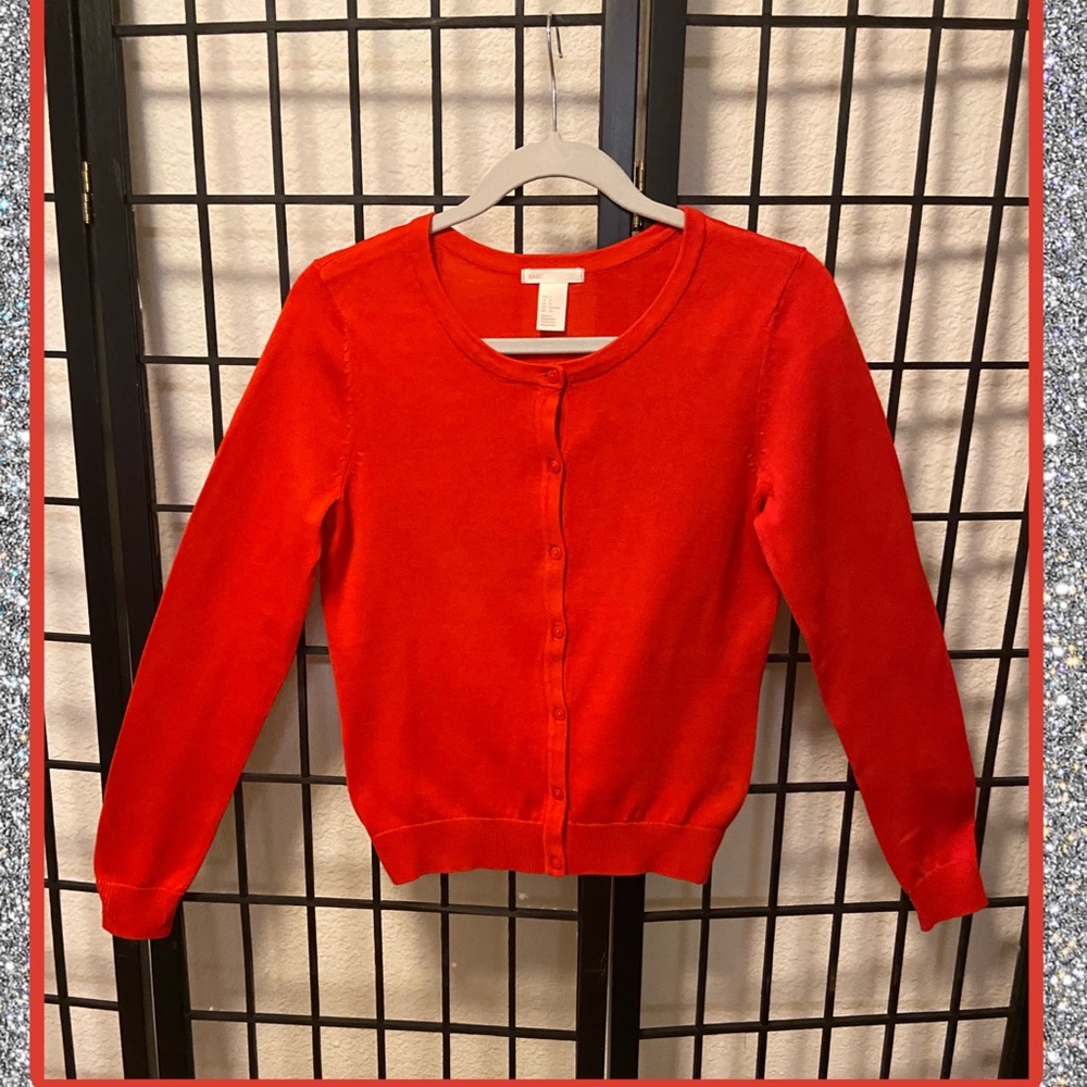 H&M Red Cardigan